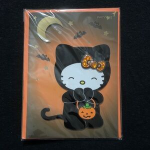 NWT Papyrus x Hello Kitty Black Cat Card